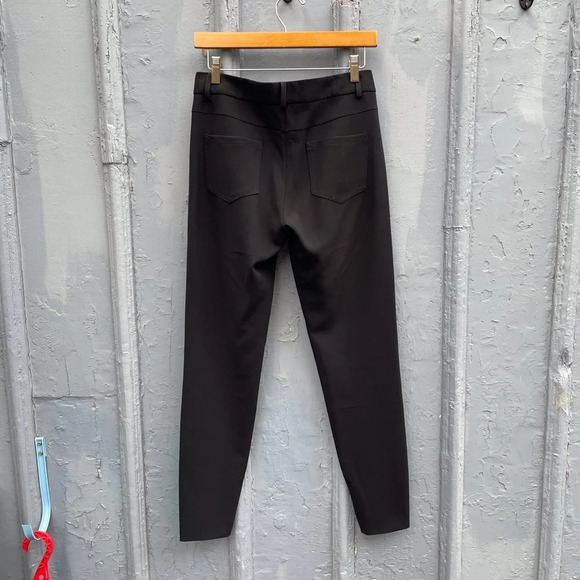 Moschino Black Slim Pants with Pearl Embellished Details, size 6 - Picture 7 of 13